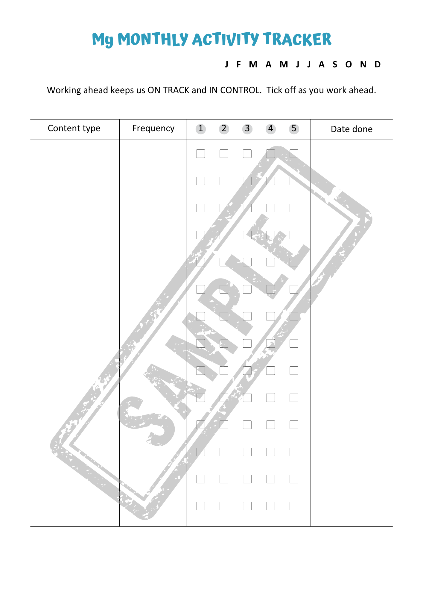 The Kind Spider Marketing Planner (Downloadable PDF)