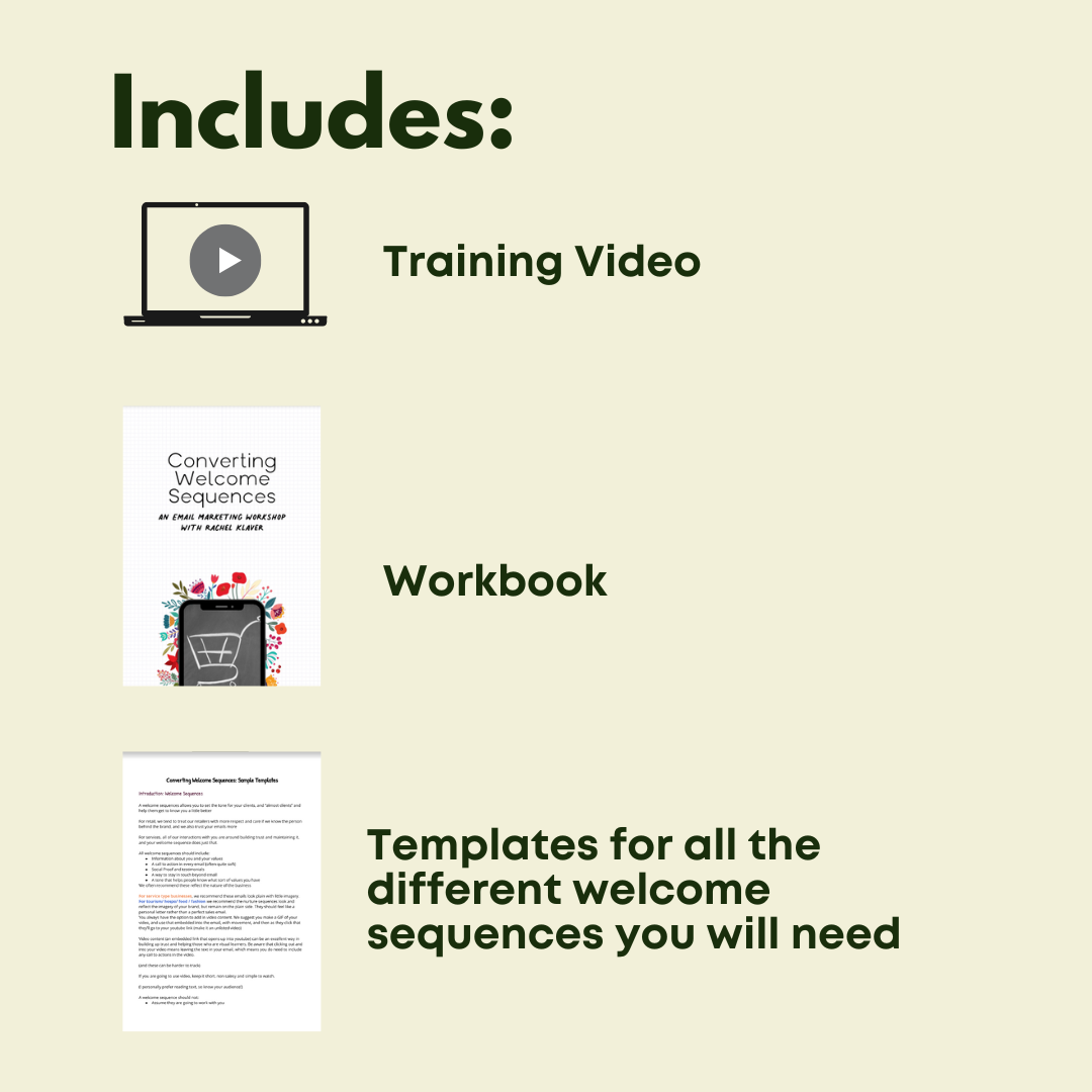 Create a Converting Email Welcome Sequence Online Training