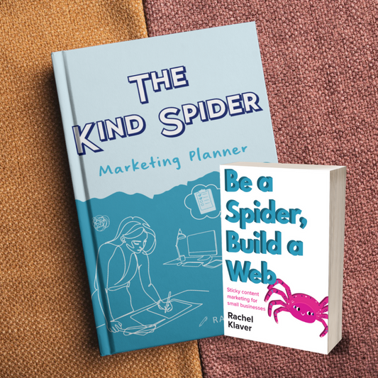 COMBO:  Be a Spider, Build a Web Book & Kind Spider Marketing Planner
